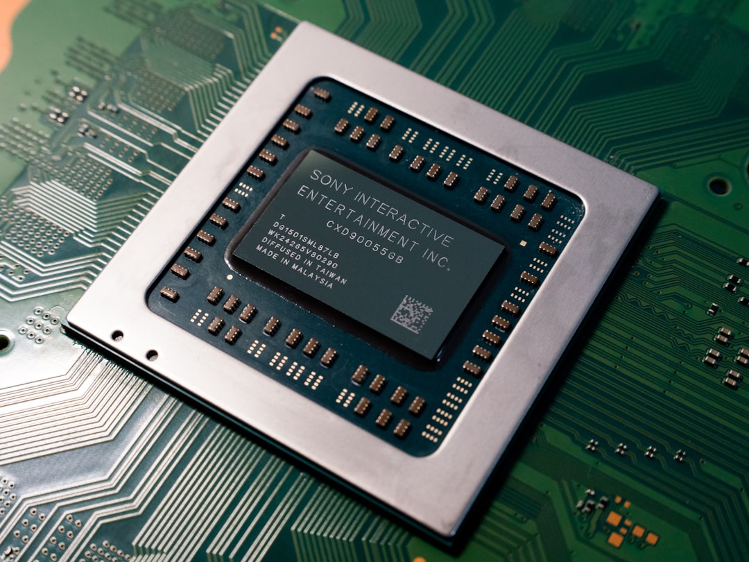 ASML EUV lithography - Sony interactive entertainment processor on circuit board