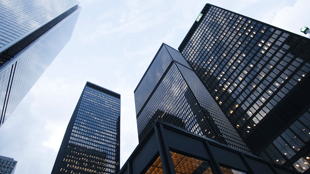 iPhone 17 supercycle - modern corporate architecture representing tech industry growth