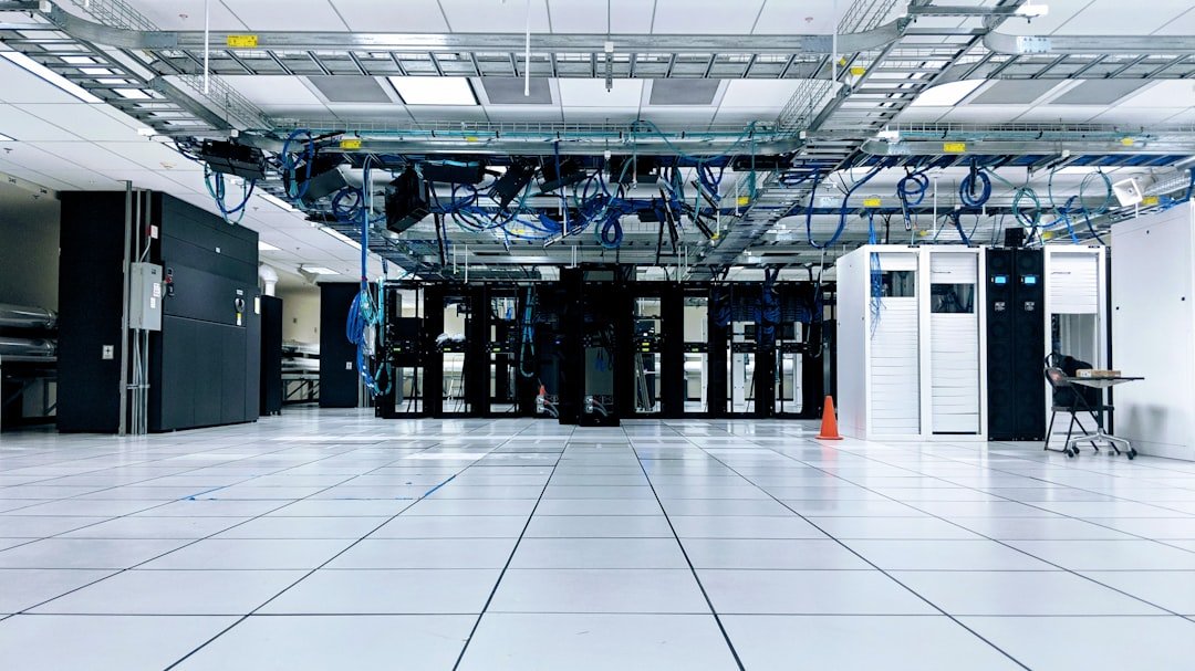 Siri Gemini server infrastructure - white marble floor tiles