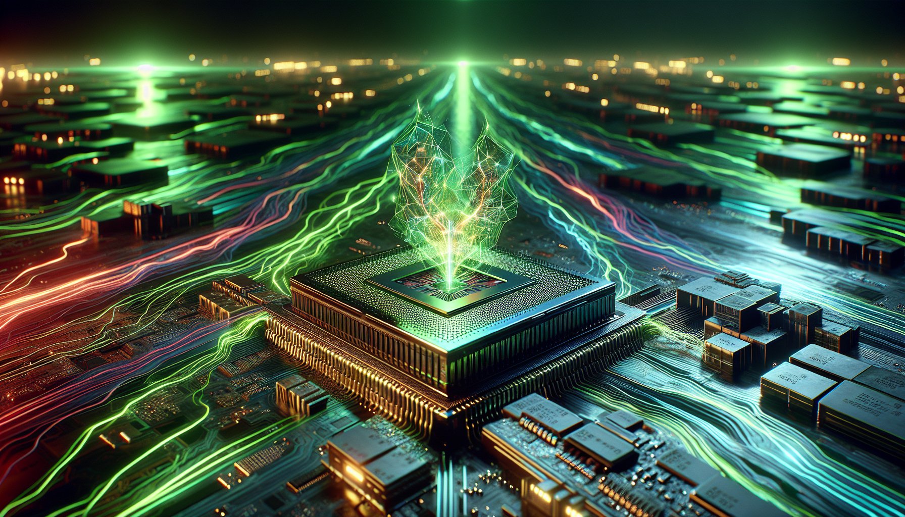 추론칩 - NVDA 추론칩 공개에 $20B 베팅, GTC 2026에서 AMD·구글과 진짜 전쟁이 시작됐다 AI Illustration