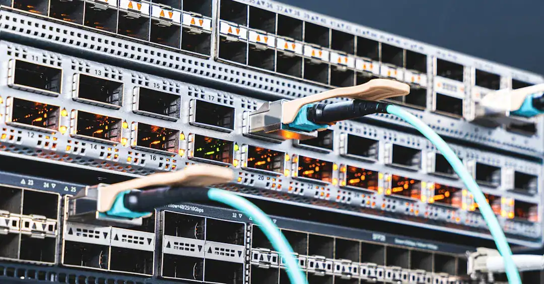 Groq 3 - a bunch of wires that are connected to a server