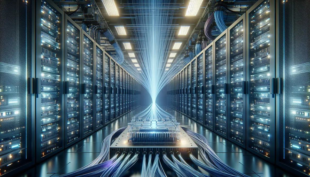 Nvidia commits $2B to silicon photonics technology, pushing AI data center bandwidth to 1.8 terabytes per second by replacing copper links.