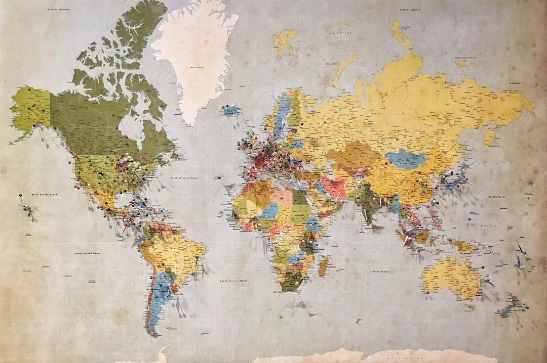 world map global trade routes