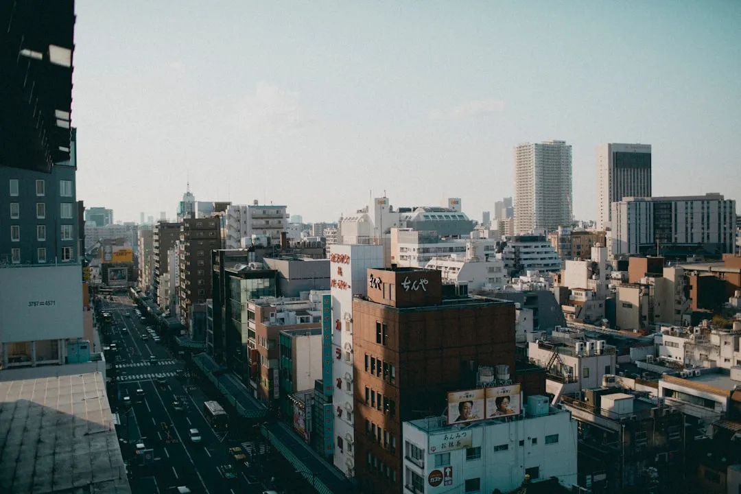 Asia-Pacific city skyline