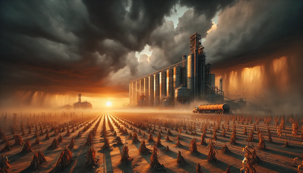 Fertilizer prices surge 46% as urea hits $650 per ton on Hormuz supply disruption, threatening a 10–15% drop in grain yields and putting 45 million people at food risk.