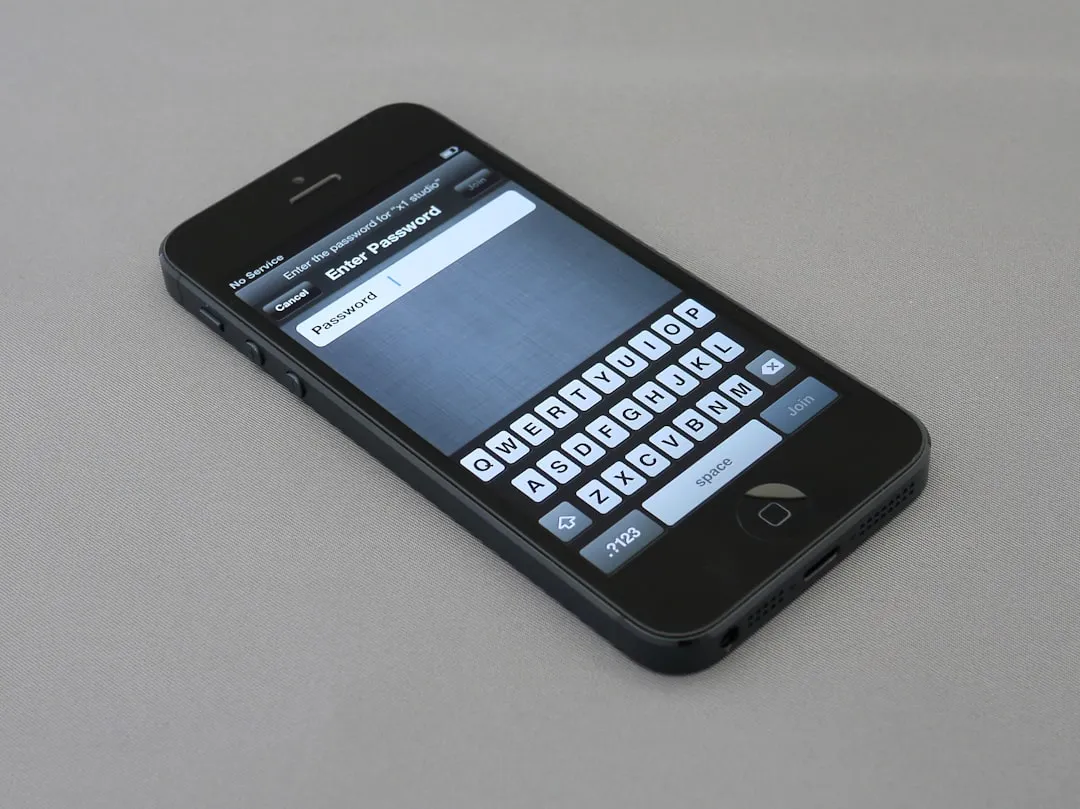 iPhone with App Store interface